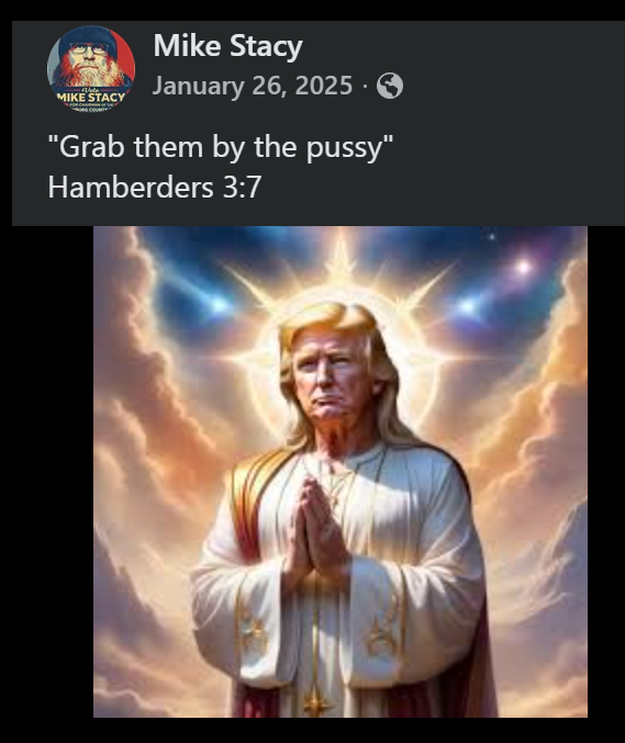 Mocking religion and Trump