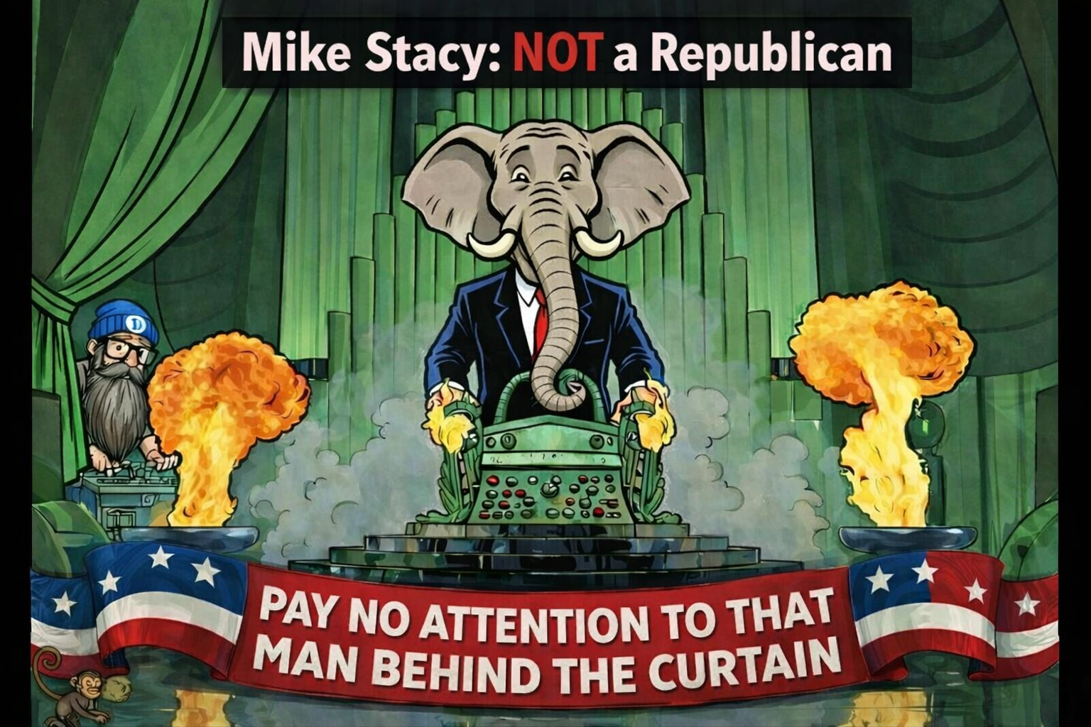 Mike Stacy: NOT a Republican - Main Banner